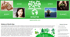 Desktop Screenshot of greenlivingnewsletter.com
